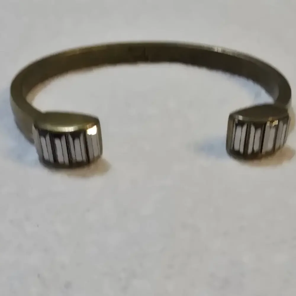 LIA SOPHIA KIAM FAMILY BRONZE‎ CUT CRYSTAL CUFF BANGLE BRACELET